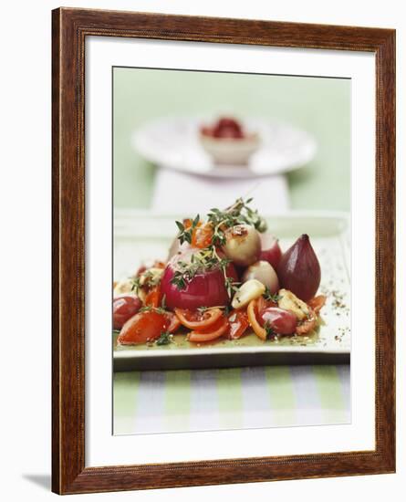 Stewed Red Onions with Tomatoes and Thyme-Luzia Ellert-Framed Photographic Print