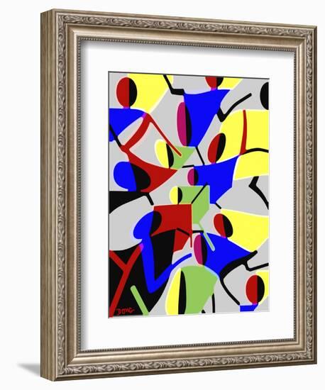 Stick Figures-Diana Ong-Framed Giclee Print