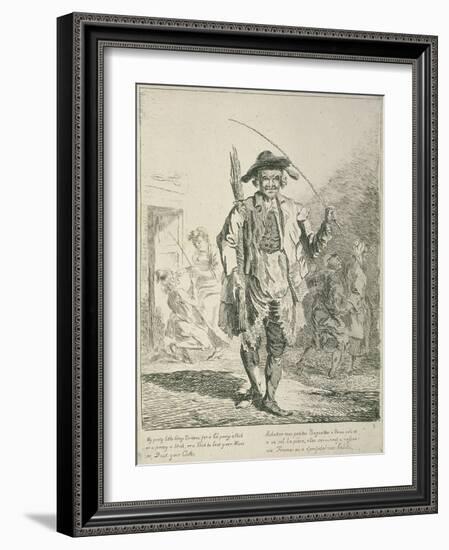 Stick Seller, Cries of London, 1760-Paul Sandby-Framed Giclee Print