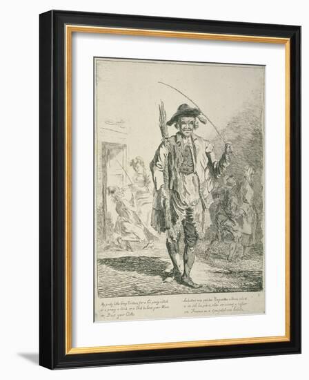 Stick Seller, Cries of London, 1760-Paul Sandby-Framed Giclee Print