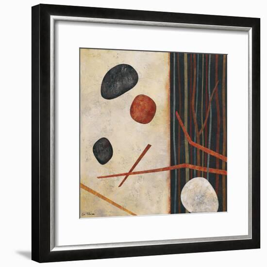 Sticks and Stones II-Glenys Porter-Framed Art Print