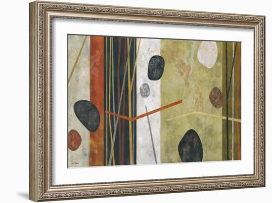 Sticks and Stones III-Glenys Porter-Framed Art Print