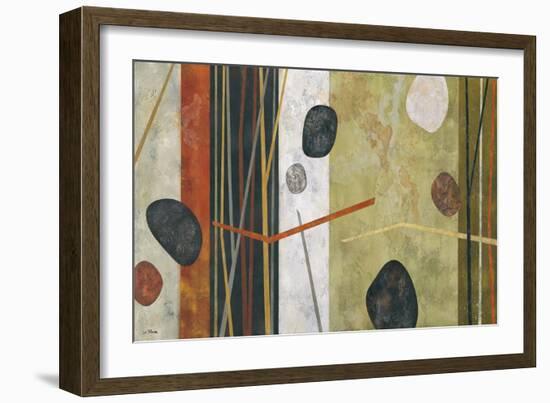 Sticks and Stones III-Glenys Porter-Framed Art Print