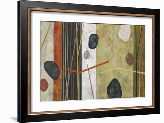 Sticks and Stones III-Glenys Porter-Framed Art Print