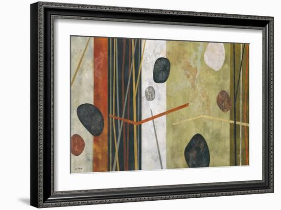 Sticks and Stones III-Glenys Porter-Framed Art Print