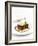 Sticky Toffee Pudding with Vanilla Ice Cream-Ian Garlick-Framed Photographic Print