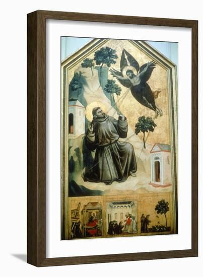 Stigmatisation of St Francis' 1300-Giotto-Framed Giclee Print