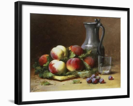 Stil Life of Fruit-Leon Charles Huber-Framed Giclee Print