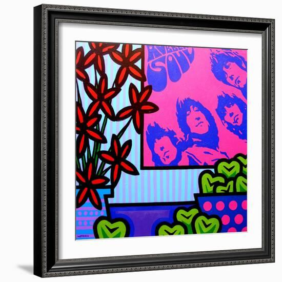 Stil Llife with the Beatles-John Nolan-Framed Premium Giclee Print