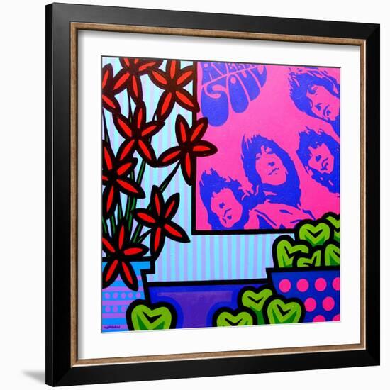 Stil Llife with the Beatles-John Nolan-Framed Giclee Print