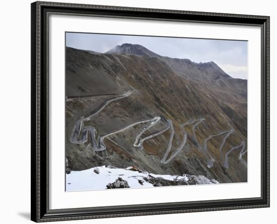 Stilfser Joch (Passo Stelvio), Suedtirol, Italy, Europe-Jochen Schlenker-Framed Photographic Print