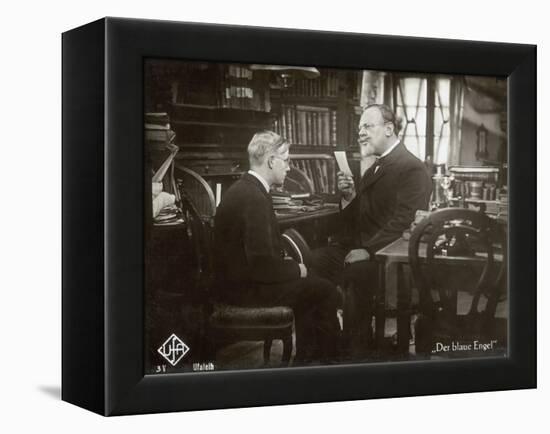 Still from the Film "The Blue Angel" with Emil Jannings and Rolf Mueller, 1930-German photographer-Framed Premier Image Canvas