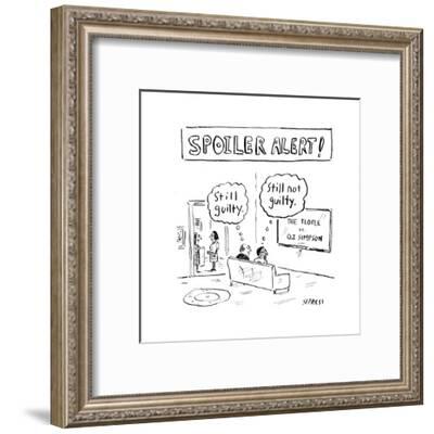 Still Guilty Still Not Guilty Cartoon Premium Giclee Print David Sipress Art Com