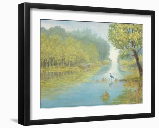 Still Heron Landscape-Arnie Fisk-Framed Art Print