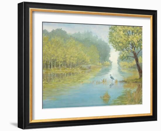 Still Heron Landscape-Arnie Fisk-Framed Art Print