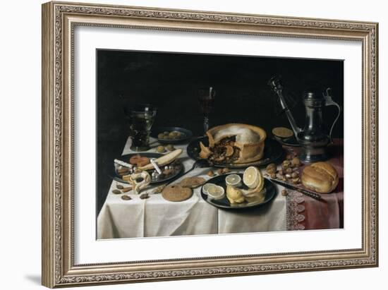 Still Life, 1625-30-Pieter Claesz-Framed Giclee Print