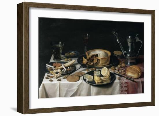 Still Life, 1625-30-Pieter Claesz-Framed Giclee Print