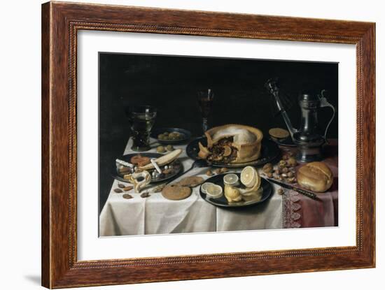 Still Life, 1625-30-Pieter Claesz-Framed Giclee Print