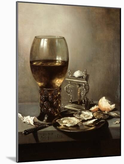 Still Life, 1643-Pieter Claesz-Mounted Giclee Print