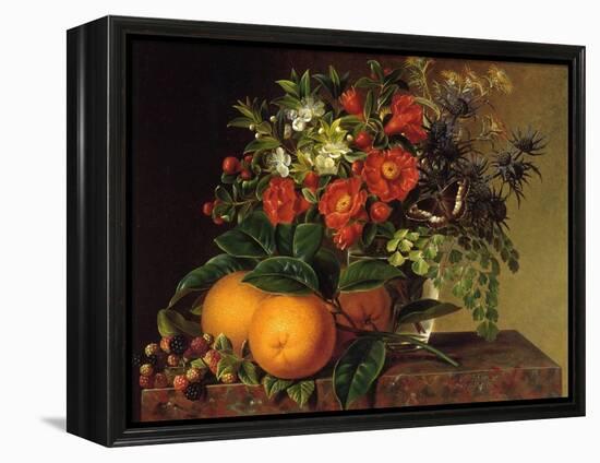 Still Life, 1834-Johan Laurentz Jensen-Framed Premier Image Canvas