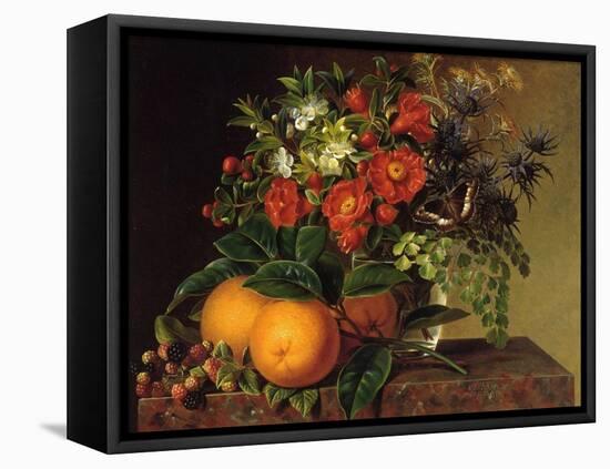 Still Life, 1834-Johan Laurentz Jensen-Framed Premier Image Canvas