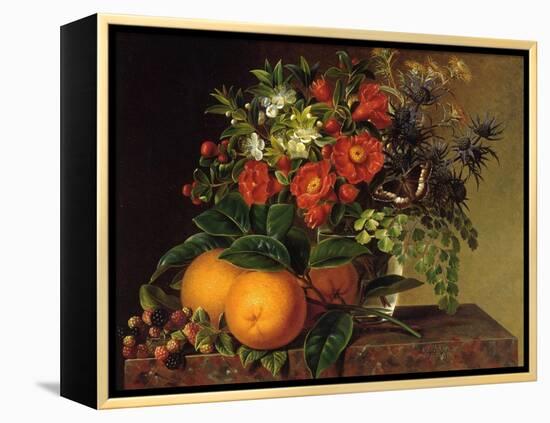 Still Life, 1834-Johan Laurentz Jensen-Framed Premier Image Canvas