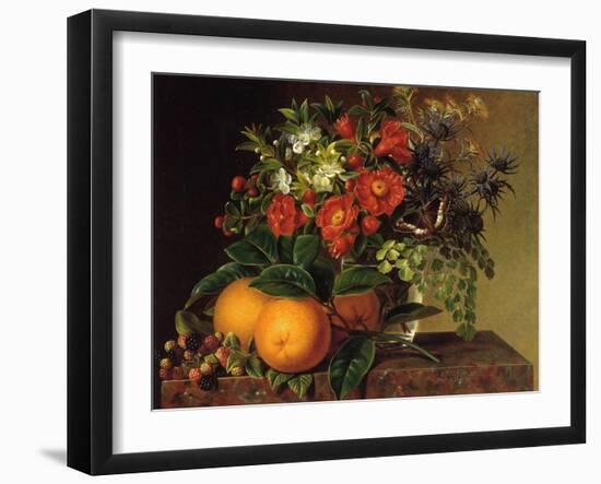 Still Life, 1834-Johan Laurentz Jensen-Framed Giclee Print