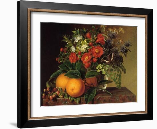 Still Life, 1834-Johan Laurentz Jensen-Framed Giclee Print