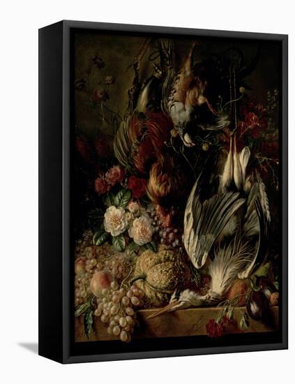 Still Life, 1840-Jan van Os-Framed Premier Image Canvas