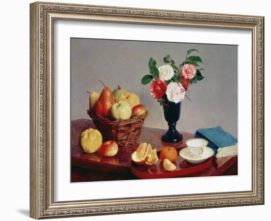 Still Life, 1866-Henri Fantin-Latour-Framed Premium Giclee Print