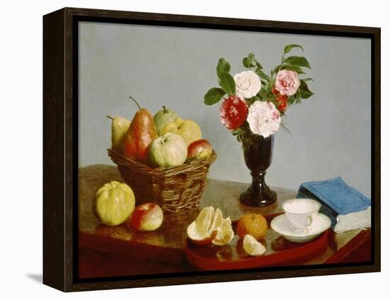 Still Life, 1866-Henri Fantin-Latour-Framed Premier Image Canvas