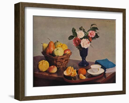 'Still Life', 1866-Henri Fantin-Latour-Framed Giclee Print