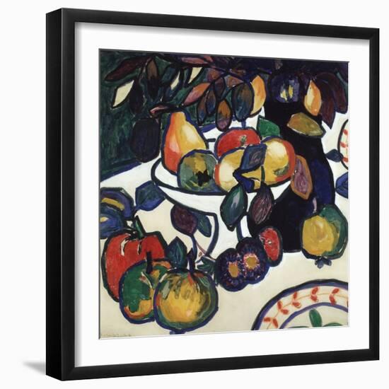 Still life. 1908 or 1910-11-Kasimir Malewitsch-Framed Giclee Print