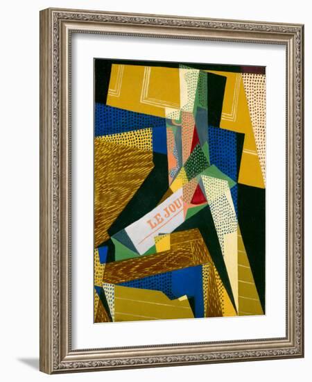 Still Life, 1916 (Oil on Canvas)-Juan Gris-Framed Giclee Print