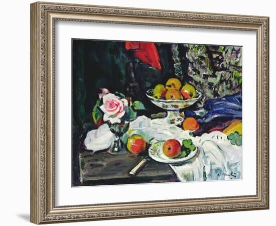 Still Life, 1930-George Leslie Hunter-Framed Giclee Print