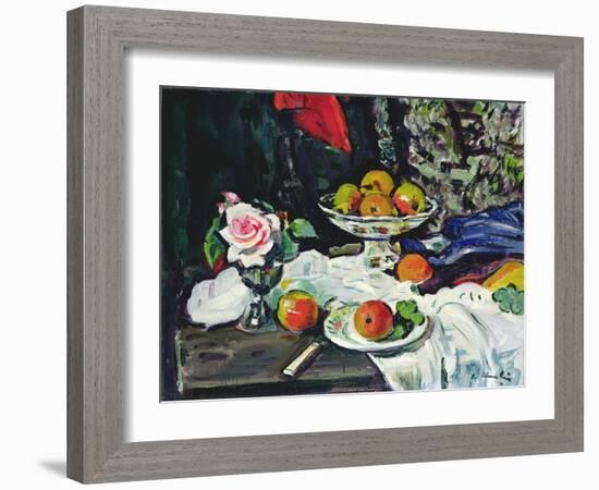 Still Life, 1930-George Leslie Hunter-Framed Giclee Print