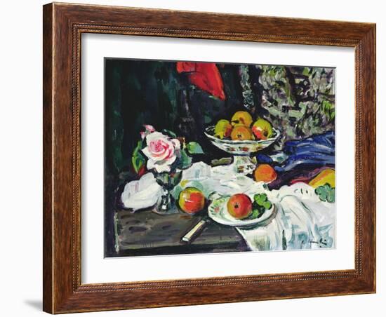 Still Life, 1930-George Leslie Hunter-Framed Giclee Print