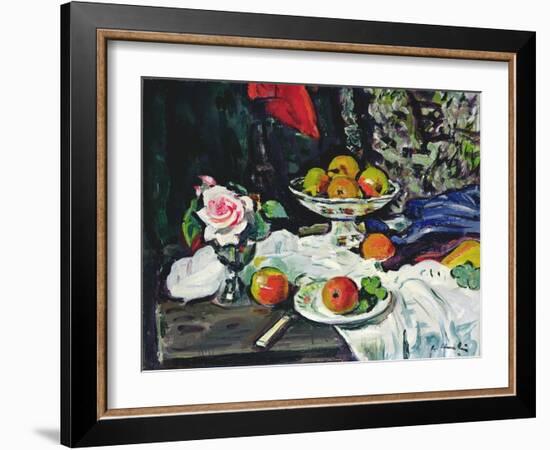 Still Life, 1930-George Leslie Hunter-Framed Giclee Print