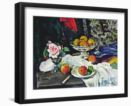 Still Life, 1930-George Leslie Hunter-Framed Giclee Print