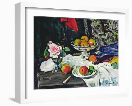 Still Life, 1930-George Leslie Hunter-Framed Giclee Print