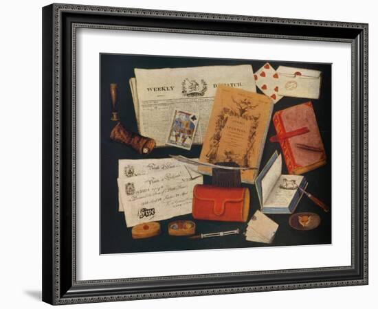 Still Life, 19th Century (1935)-null-Framed Giclee Print