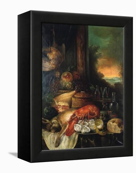 Still Life, 19th Century-null-Framed Premier Image Canvas