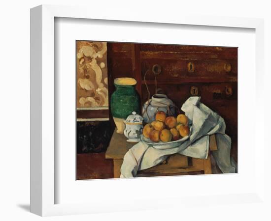 Still Life, about 1885-Paul Cézanne-Framed Giclee Print