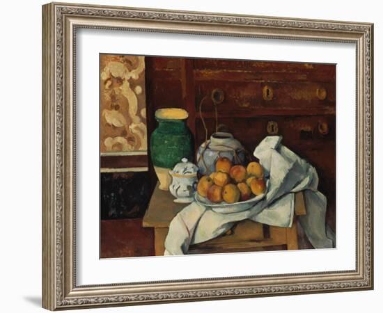 Still Life, about 1885-Paul Cézanne-Framed Giclee Print