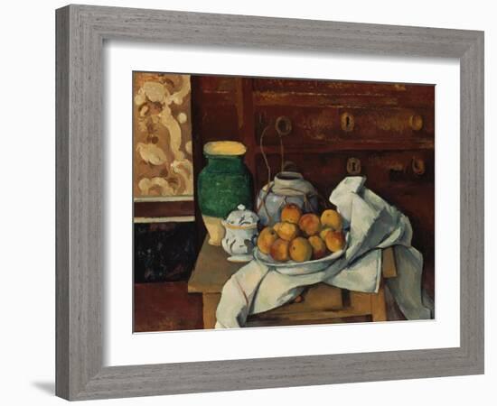 Still Life, about 1885-Paul Cézanne-Framed Giclee Print