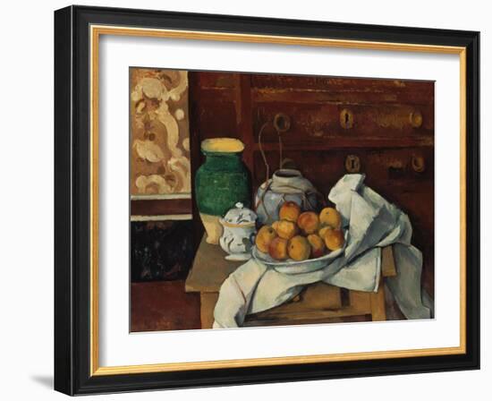 Still Life, about 1885-Paul Cézanne-Framed Giclee Print