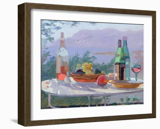 Still Life and Seashore, Bandol-Sarah Butterfield-Framed Giclee Print