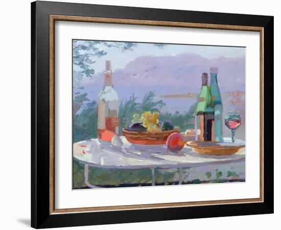 Still Life and Seashore, Bandol-Sarah Butterfield-Framed Giclee Print