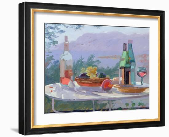 Still Life and Seashore, Bandol-Sarah Butterfield-Framed Giclee Print