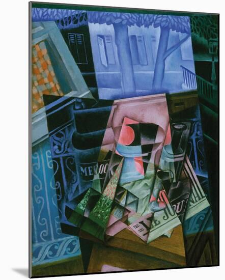 Still Life before an Open Window-Juan Gris-Mounted Giclee Print